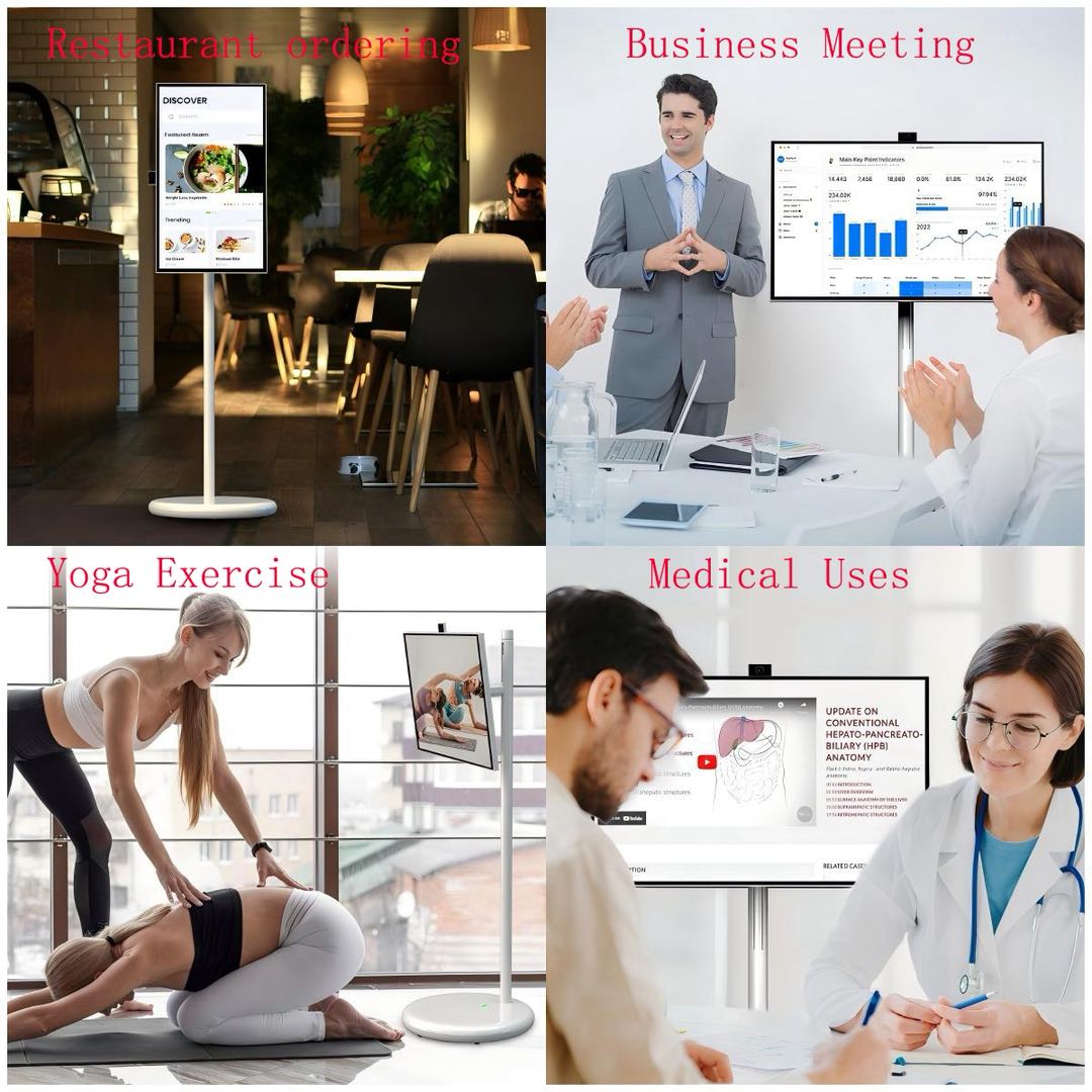 Smart Display 27" — Hongshengda H01-J (Bianco)