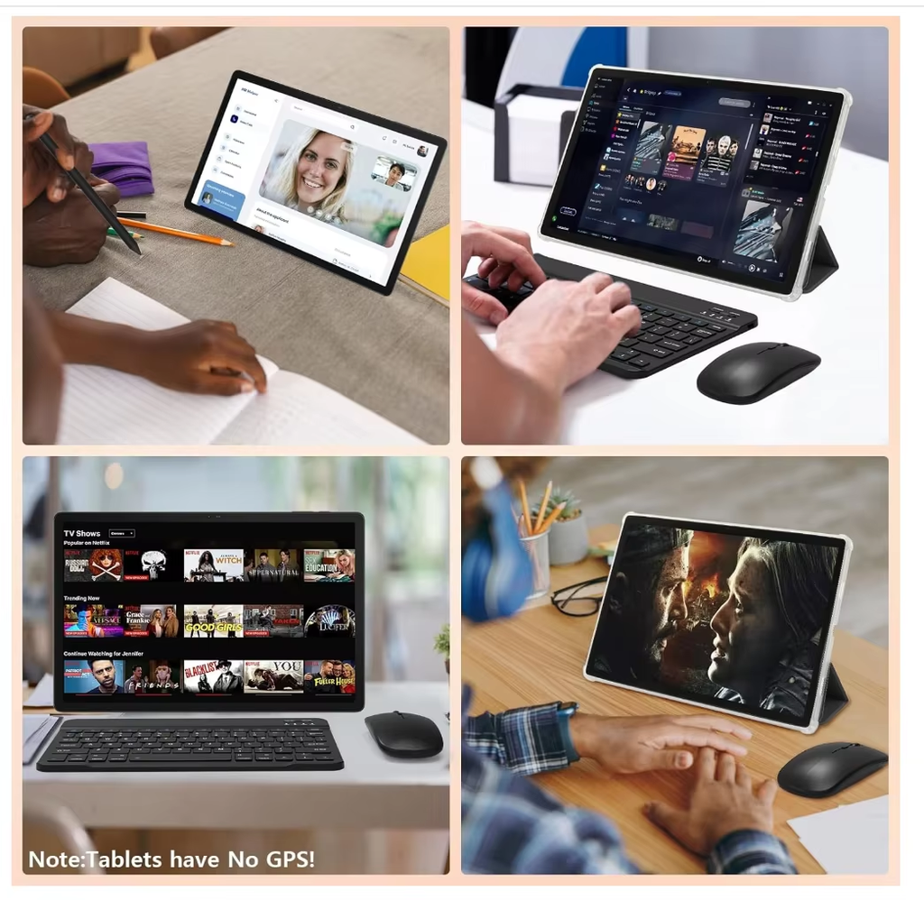 Tablet 14" 4G LTE Android 14 con Tastiera — A140