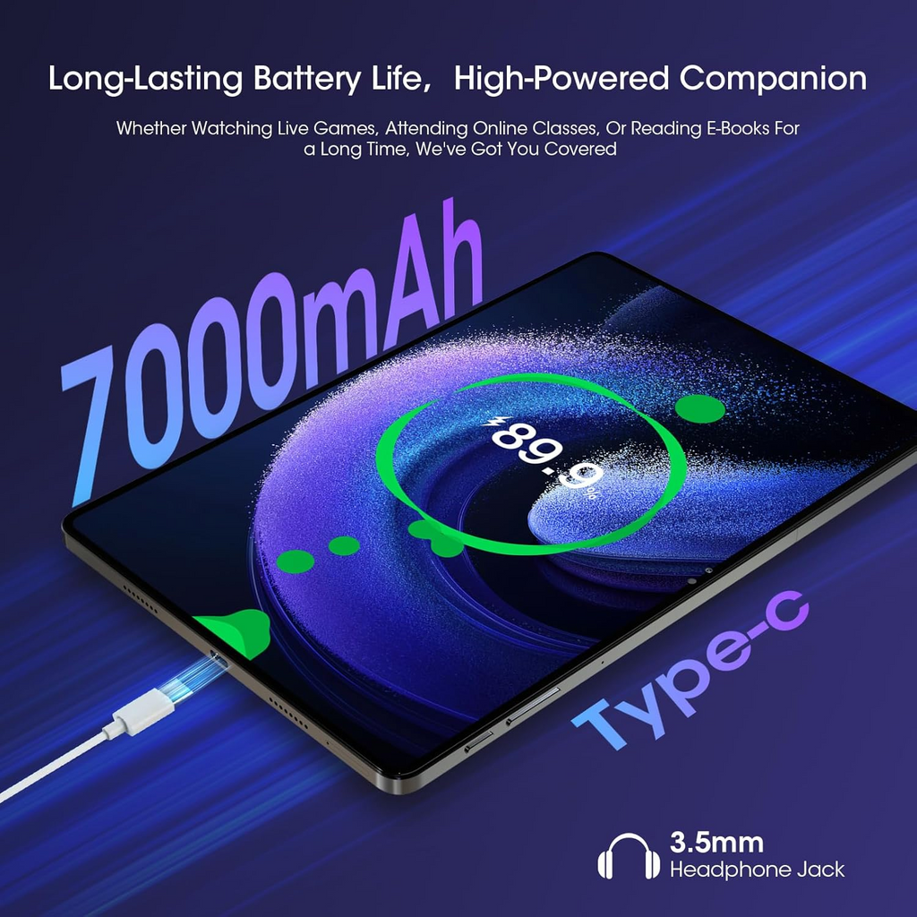 Tablet 10.95" 4G LTE 12+512GB Android 13 — F11