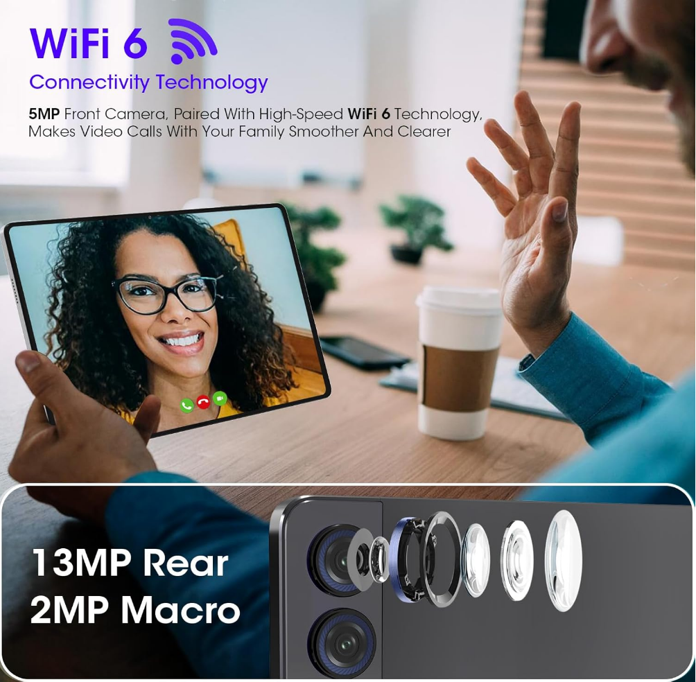 Tablet 10.95" 4G LTE 12+512GB Android 13 — F11