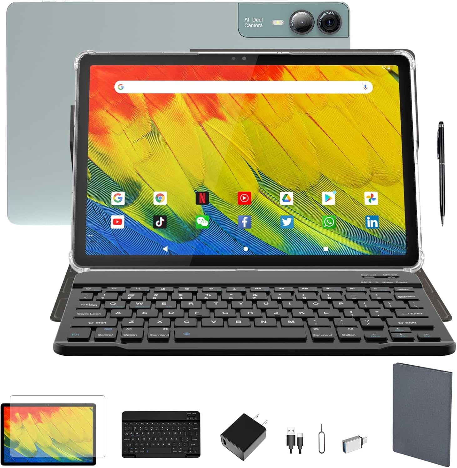 Tablet 10.95" 4G LTE 12+512GB Android 13 — F11