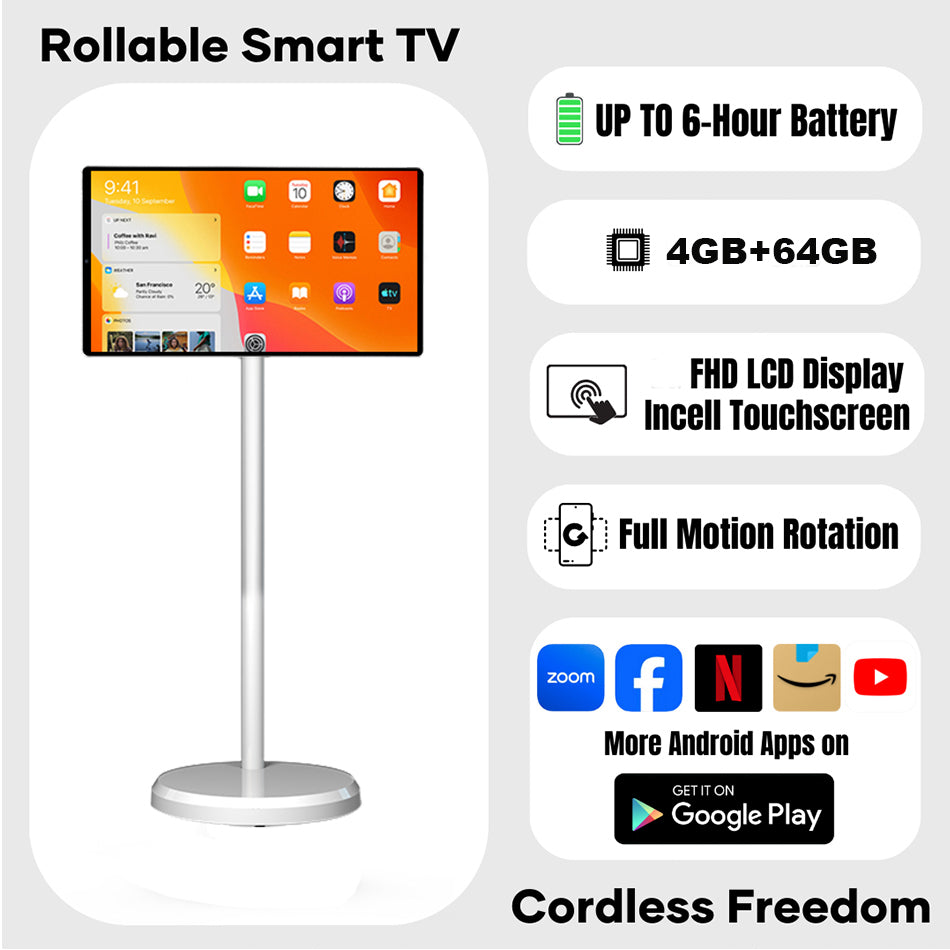 Smart Display 27" — Hongshengda H01-J (Bianco)