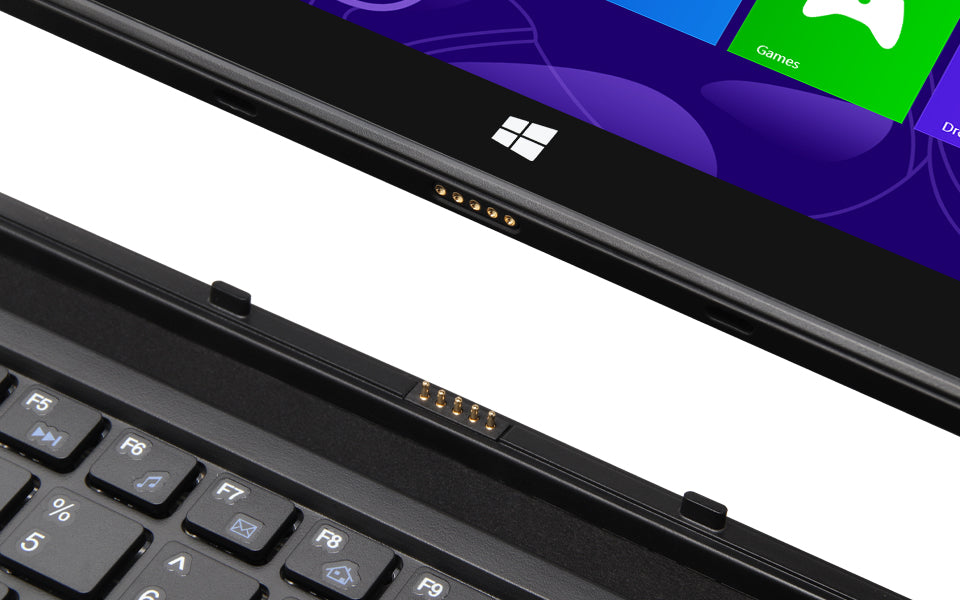 Tablet 10.1" Windows 11 con Tastiera in Alluminio — BT301