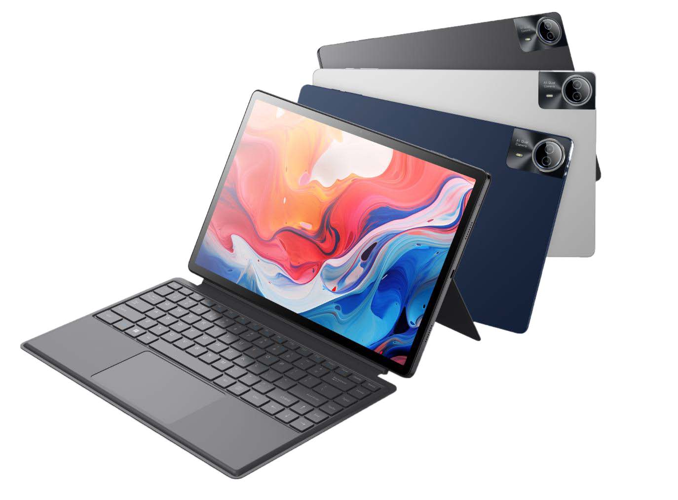 Tablet 14" 4G LTE Android 14 con Tastiera — A140