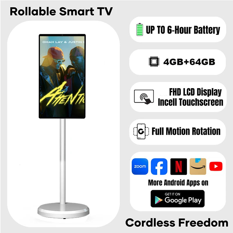 Smart Display 27" — Hongshengda H01-J (Bianco)