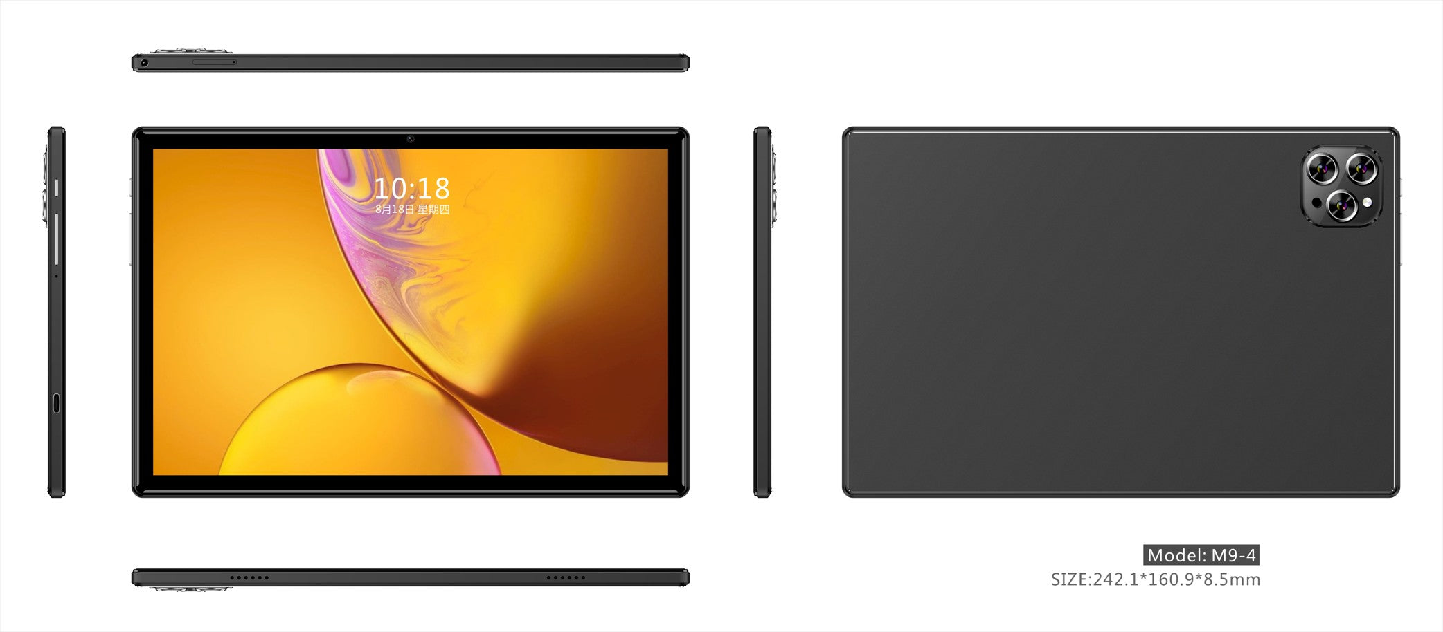Tablet 10.1" 4G LTE Android — M9-10.1