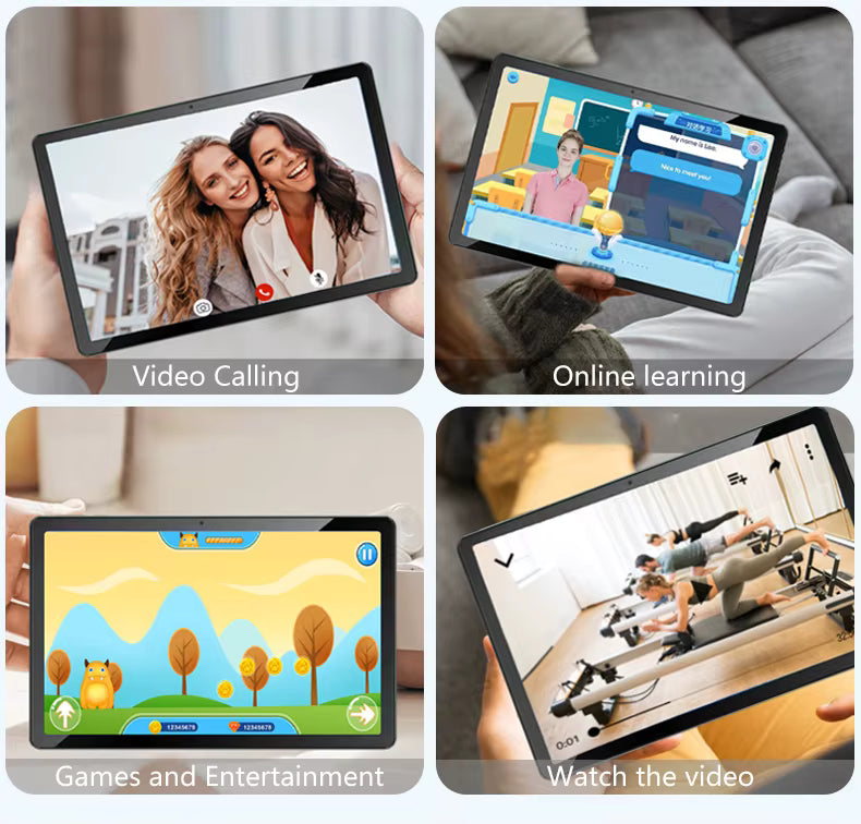Tablet 12" 4G LTE | 6GB RAM 128GB | Android 14 | Display 2K 2000x1200 | Q12