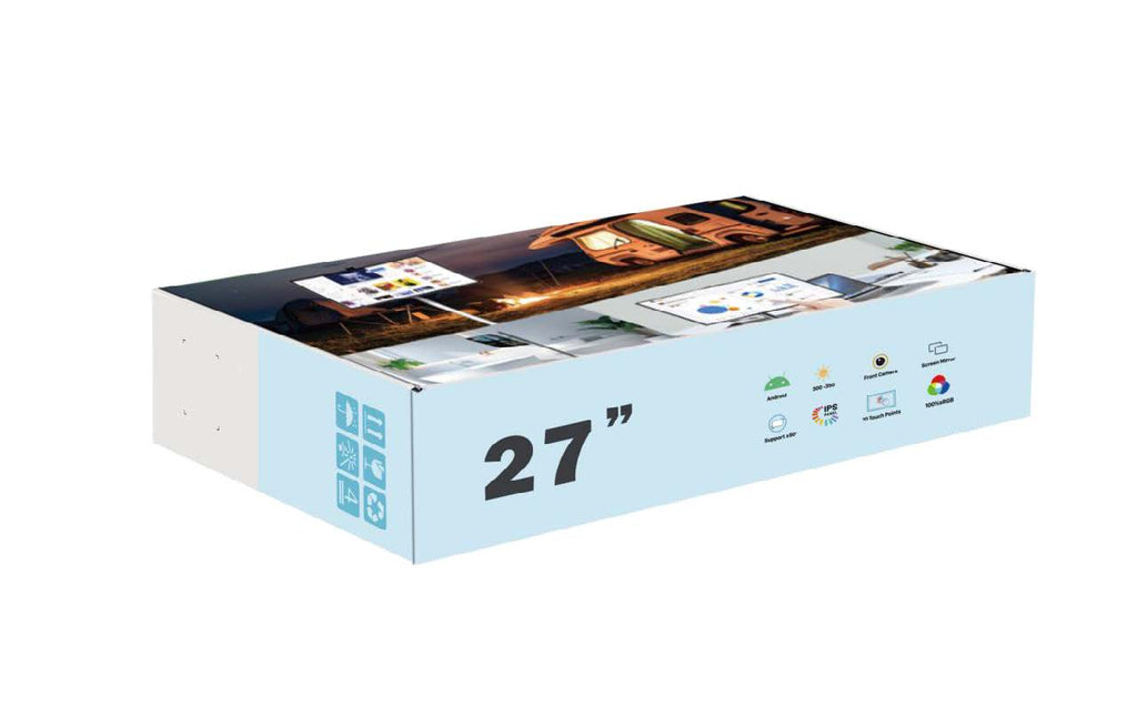 Smart Display 27" — Hongshengda H01-J (Bianco)