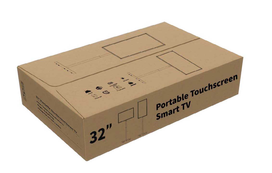 Smart Display 32" — Hongshengda M01 (Bianco)