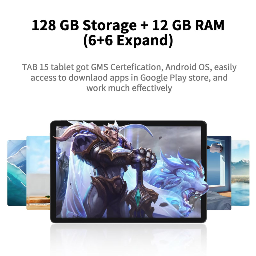 Tablet 11" 4G LTE Android 15 — M60