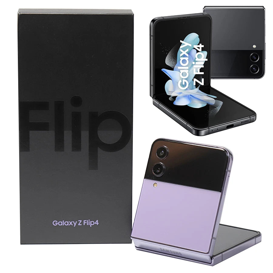 Nuovo ORIGINALE Samsung Galaxy Z Flip4 5G DUAL SIM 12GB RAM 128GB/256GB ROM